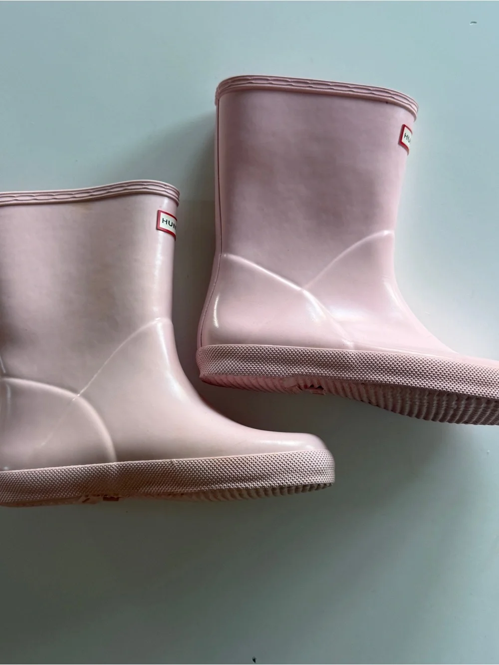 Hunter Kids Pink Lined Rain First Nebula Boots(big kid)